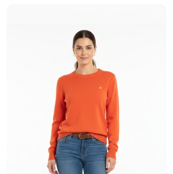 J. Crew Sweaters - J crew cashmere orange sweater size S